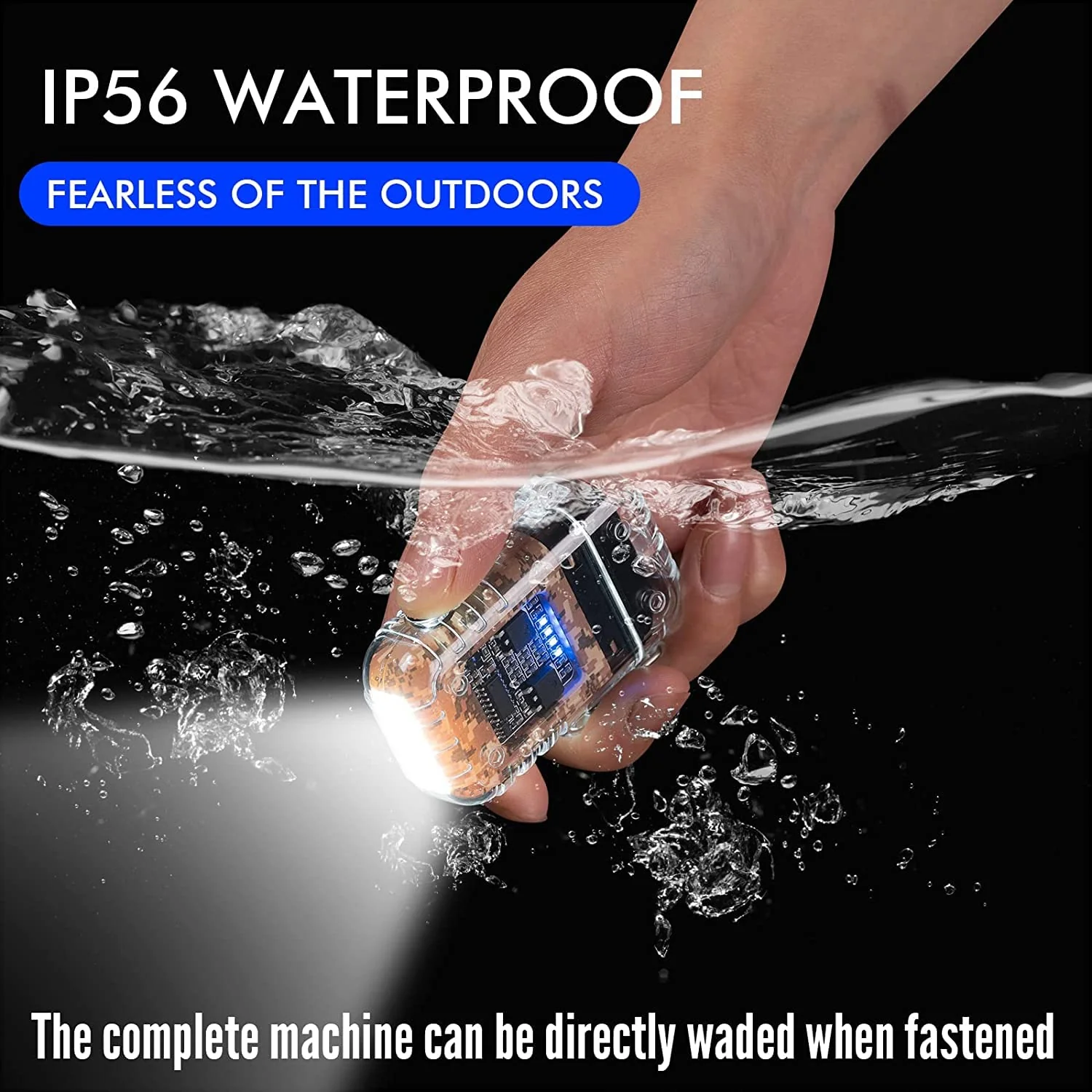 Arc: Dual Arc Windproof & Waterproof Lighter with Bright Torch C-Type Charging & Display - Image 5