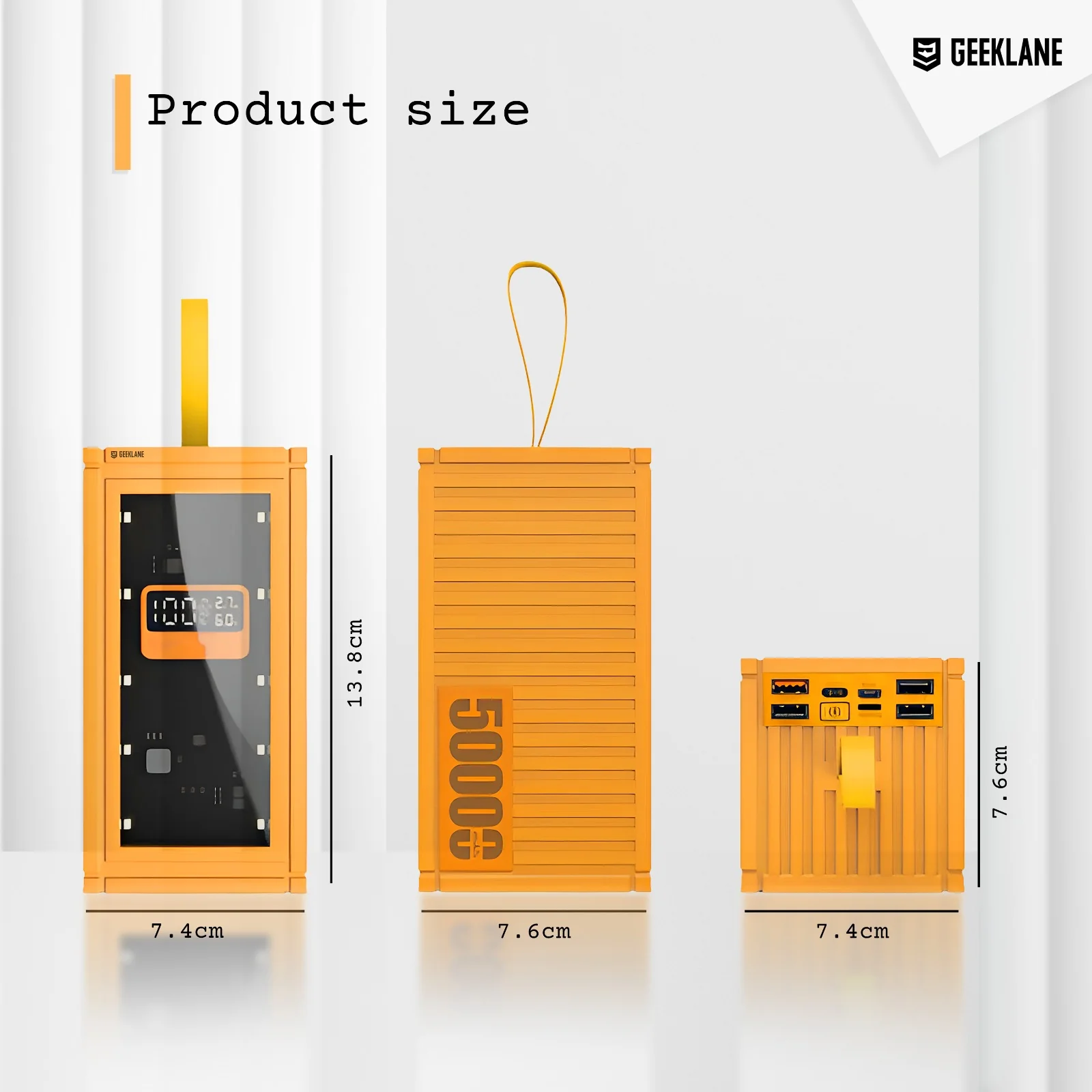 Cargo: 50000mAh Shipping Container Li-Po Power Bank with PD Fast Charging, 4 USB Outputs, LED Torch & Digital Display - Image 7