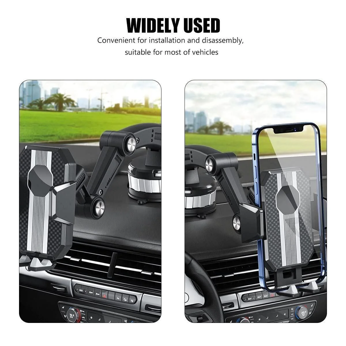 Dash360: 360° Rotating Suction Phone Holder with Strong Grip for Car Dashboard & Windshield – Universal Mobile Mount - Image 7