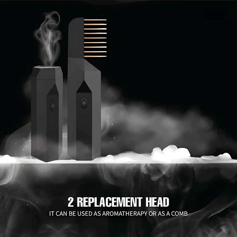 Divine: Rechargeable Bakhoor Natural Fragrance Comb & Electric Incense Diffuser for Hair, Aromatherapy, Meditation & Yoga - Image 4