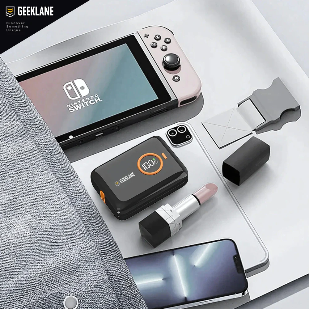 DEX: Palm Sized 10,000mAh Ultra-Compact Power Bank with 22.5W Super Fast Charging, PD & QC, Type-C Input/Output with Pocket-Friendly Design - Image 6