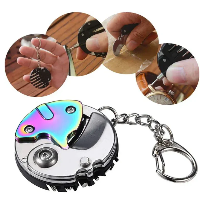 Edge: Coin Box Cutter & Multi-Tool Keychain with Portable Knife & Screwdriver Set for Everyday Carry & Camping - Image 5