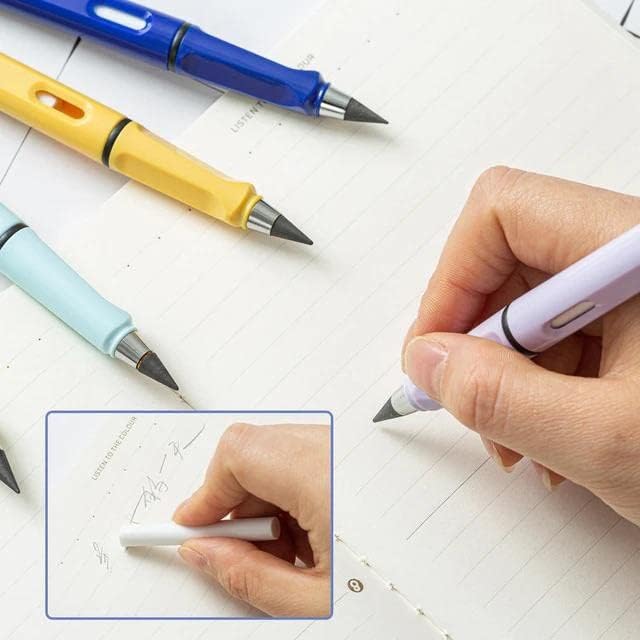 EverWrite: Pack of 4 Reusable Inkless Pencil – Everlasting Infinity Pencil with Eraser for Writing, Sketching & Drawing - Image 11