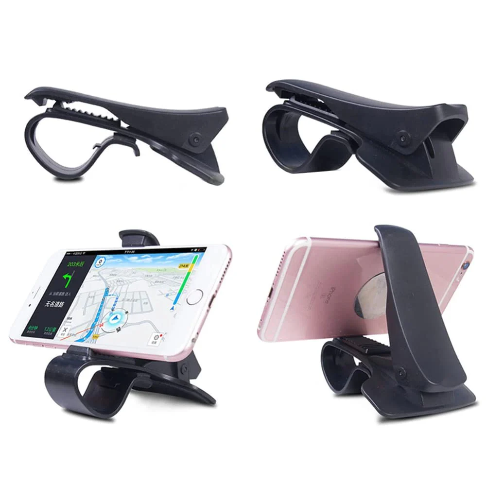HUD: Anti-Skid Car Mobile Phone Holder with Adjustable HUD Design for Dashboard Mounting - Image 3