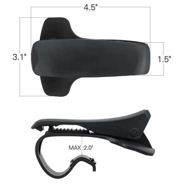 HUD: Anti-Skid Car Mobile Phone Holder with Adjustable HUD Design for Dashboard Mounting - Image 5