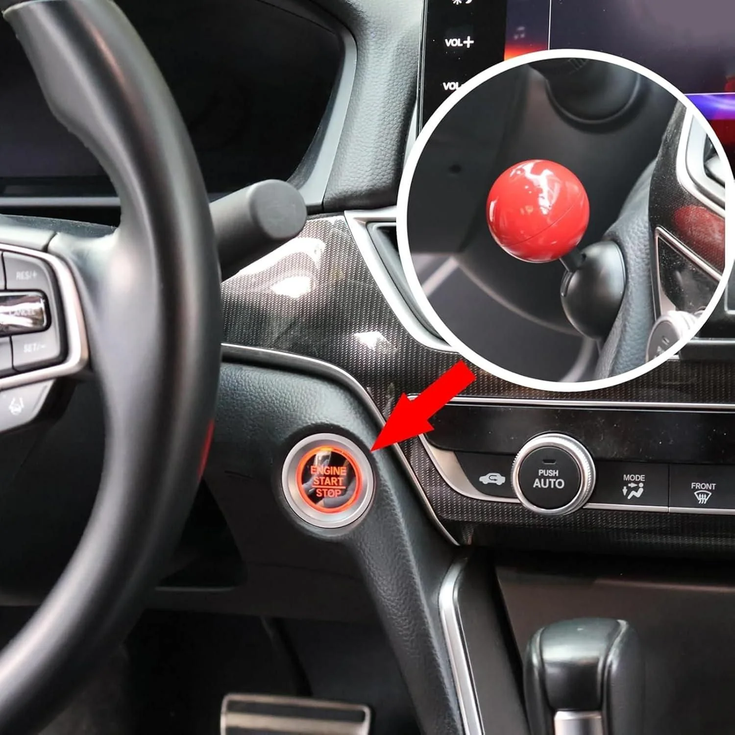 JoyStick: Arcade Push Start Button Cover with Joystick Design for Car Engine Ignition Protection & Decoration - Image 8