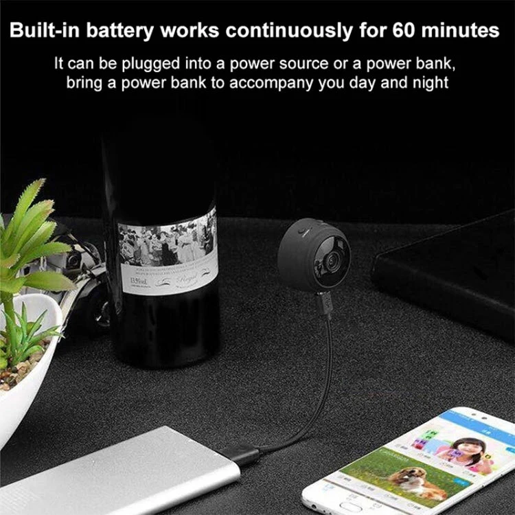 iSpy: Rechargeable Wi-Fi CCTV Live Camera with 1080P HD, Night Vision, Motion Detection & 128GB Storage Support - Image 10