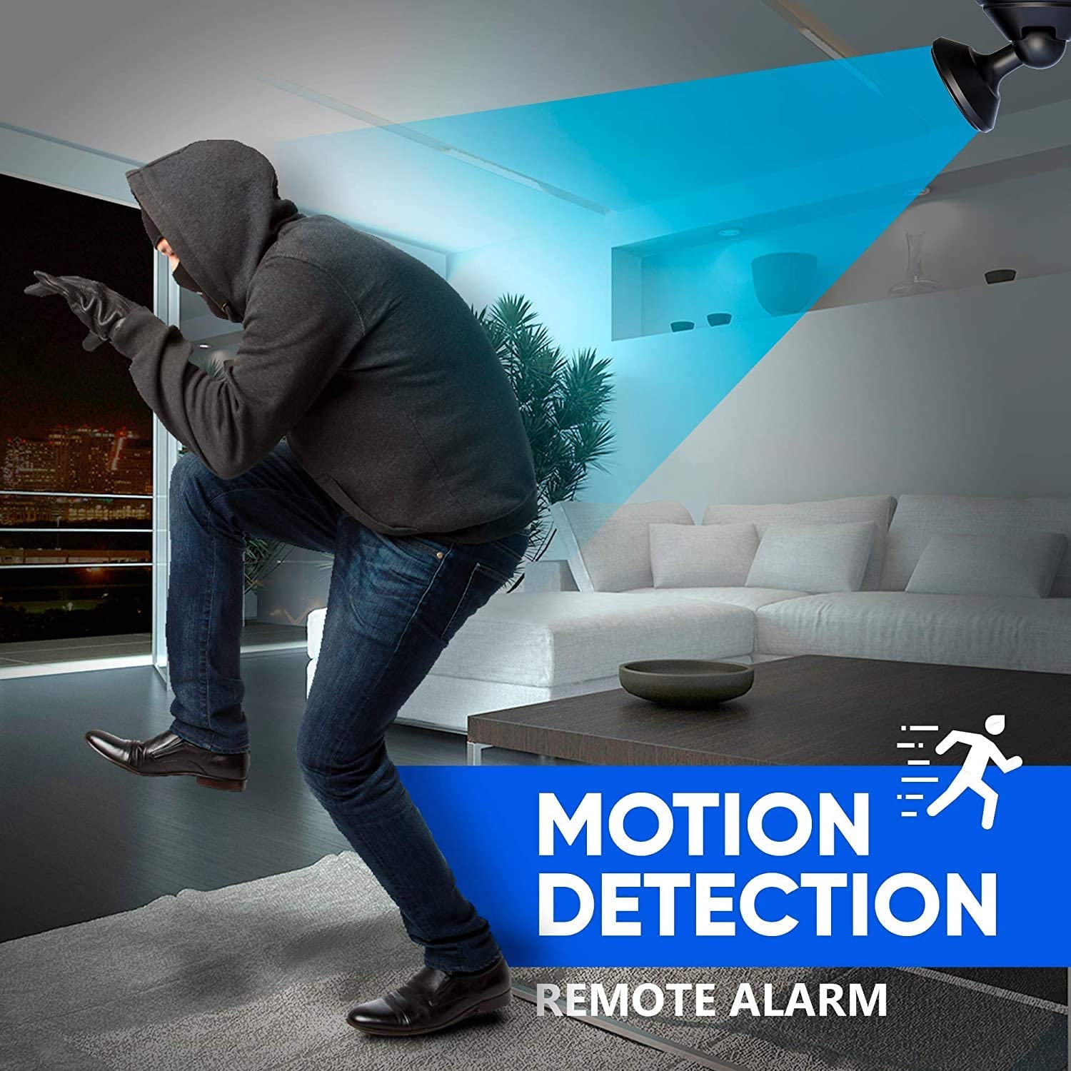 iSpy: Rechargeable Wi-Fi CCTV Live Camera with 1080P HD, Night Vision, Motion Detection & 128GB Storage Support - Image 5