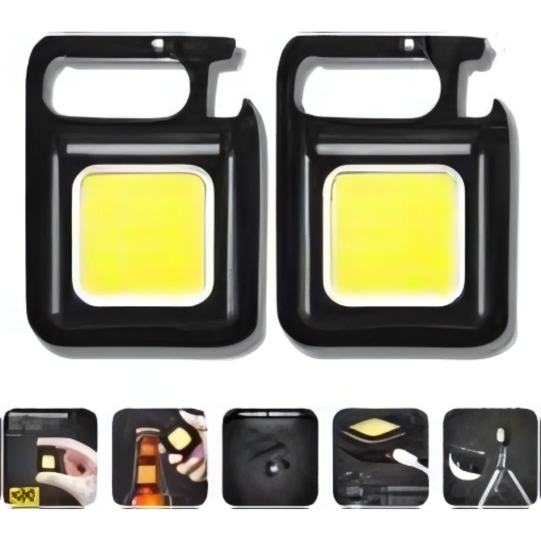 Lumi: Magnetic Keychain Mini LED Torch with Hook, Type-C port, Bottle Opener & Kickstand - Image 13