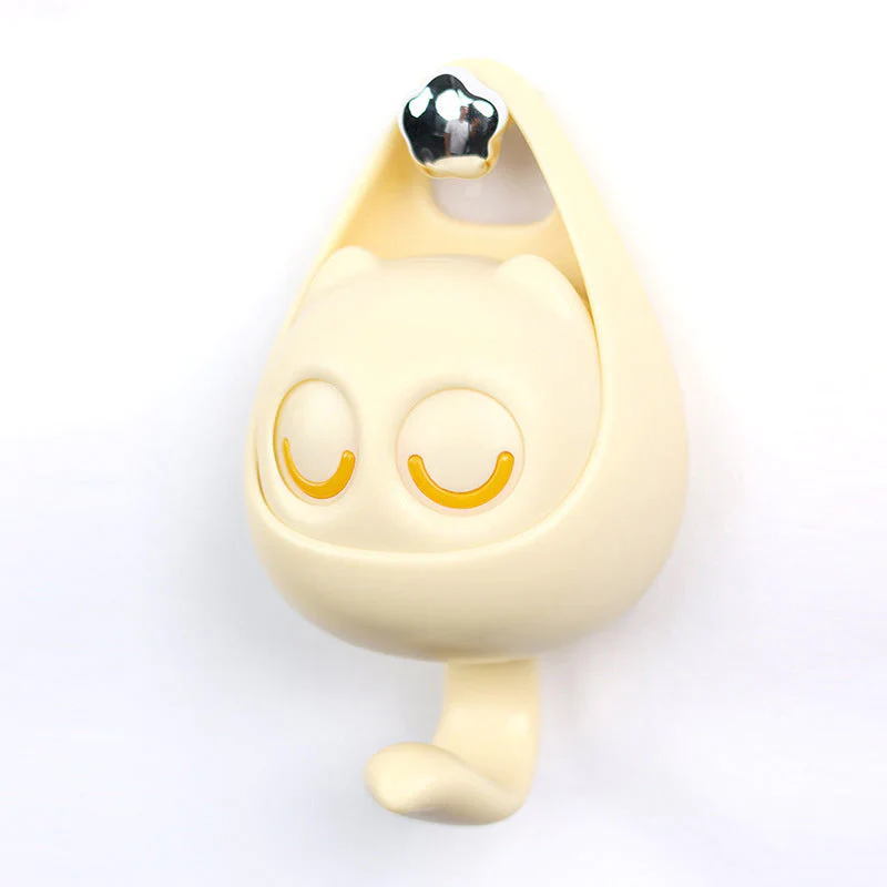 Meowook: Cute Cat Blinking Eye Wall Hook with Strong Adhesive for Keys, Bags, Clothes & Home Décor - Image 10