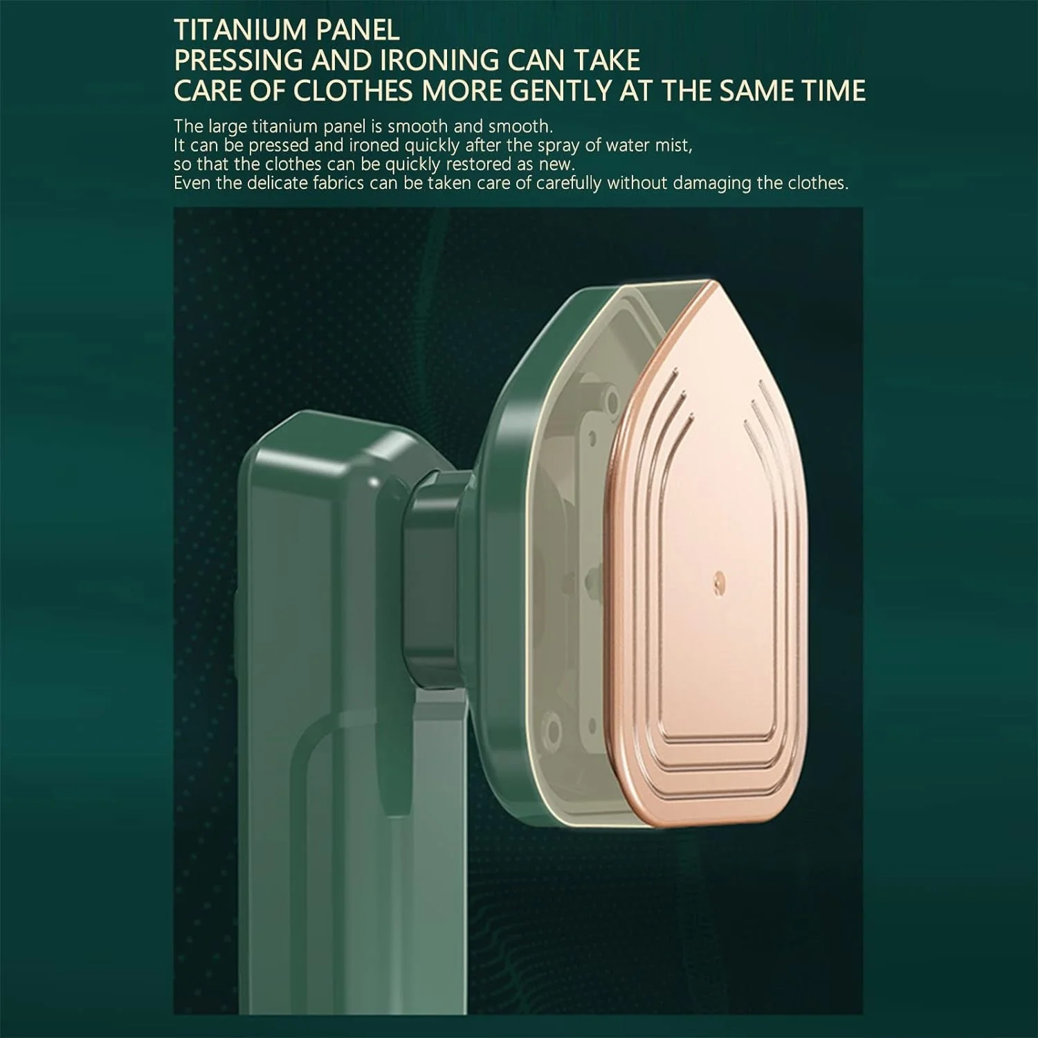 PressPal: Portable Mini Travel Iron & Steamer with Dry & Wet Pressing for Clothes – 150W Compact Design for Home & Outings - Image 7