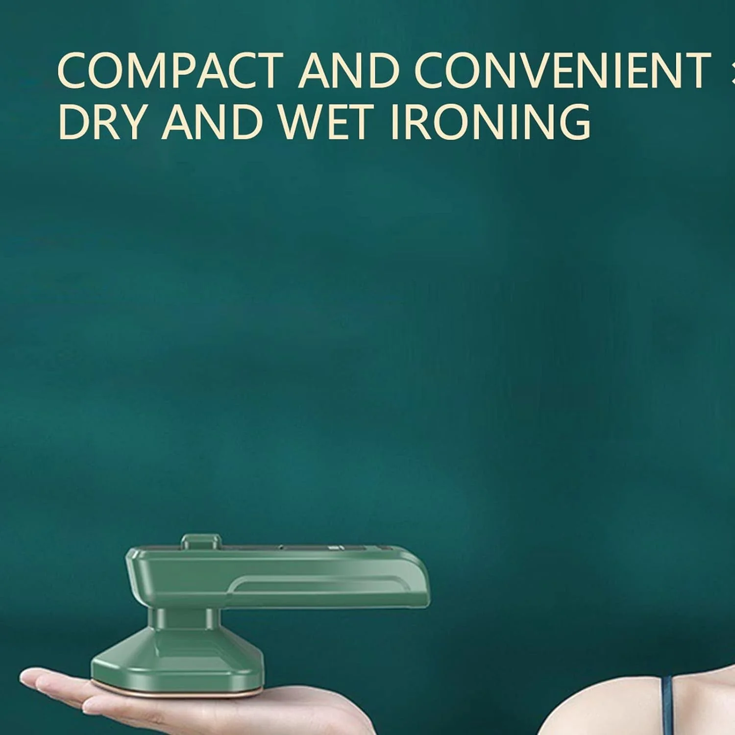 PressPal: Portable Mini Travel Iron & Steamer with Dry & Wet Pressing for Clothes – 150W Compact Design for Home & Outings - Image 8