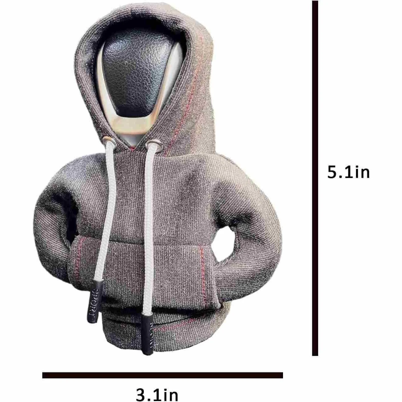 ShiftCozy: Universal Car Gear-Shift Hoodie – Cute & Funny Sweater Cover for Gear Knob Protection & Decoration - Image 6