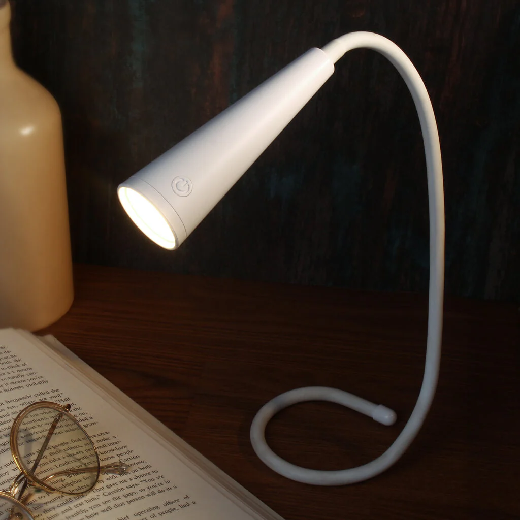 Silly: Flexible Multi-Use LED Lamp with Rechargeable Design, 3 Color Modes & Clip-On Feature for Reading & Desk Use - Image 10