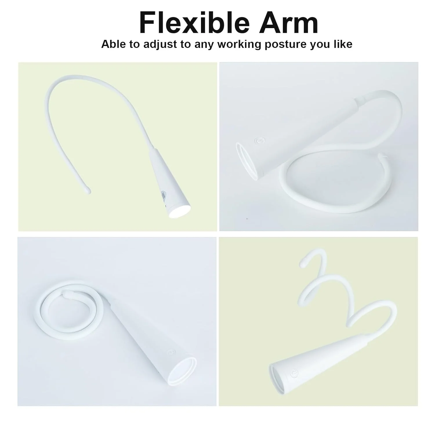 Silly: Flexible Multi-Use LED Lamp with Rechargeable Design, 3 Color Modes & Clip-On Feature for Reading & Desk Use - Image 5