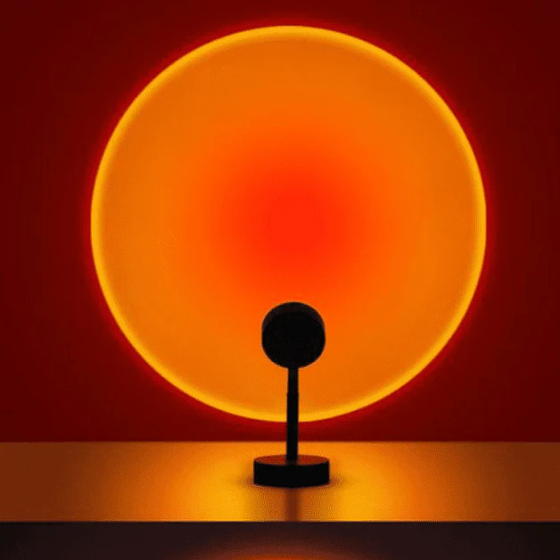 Aura: 16-Hue RGB Sunset Lamp with Remote Control, USB Plug-In & 360° Rotatable Head for Ambience & Content Creation - Image 3