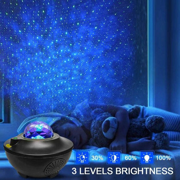 Trippiyii: Galaxy Star Projector with Bluetooth Speaker, Remote Control & Multicolor LED Lights for Bedroom & Home Décor - Image 8