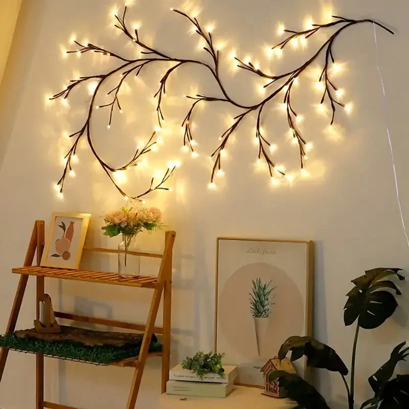 VineGlow: Enchanted Willow Vine Tree Light with 160 LED Fairy Lights & Remote Control for Magical Home Décor - Image 3