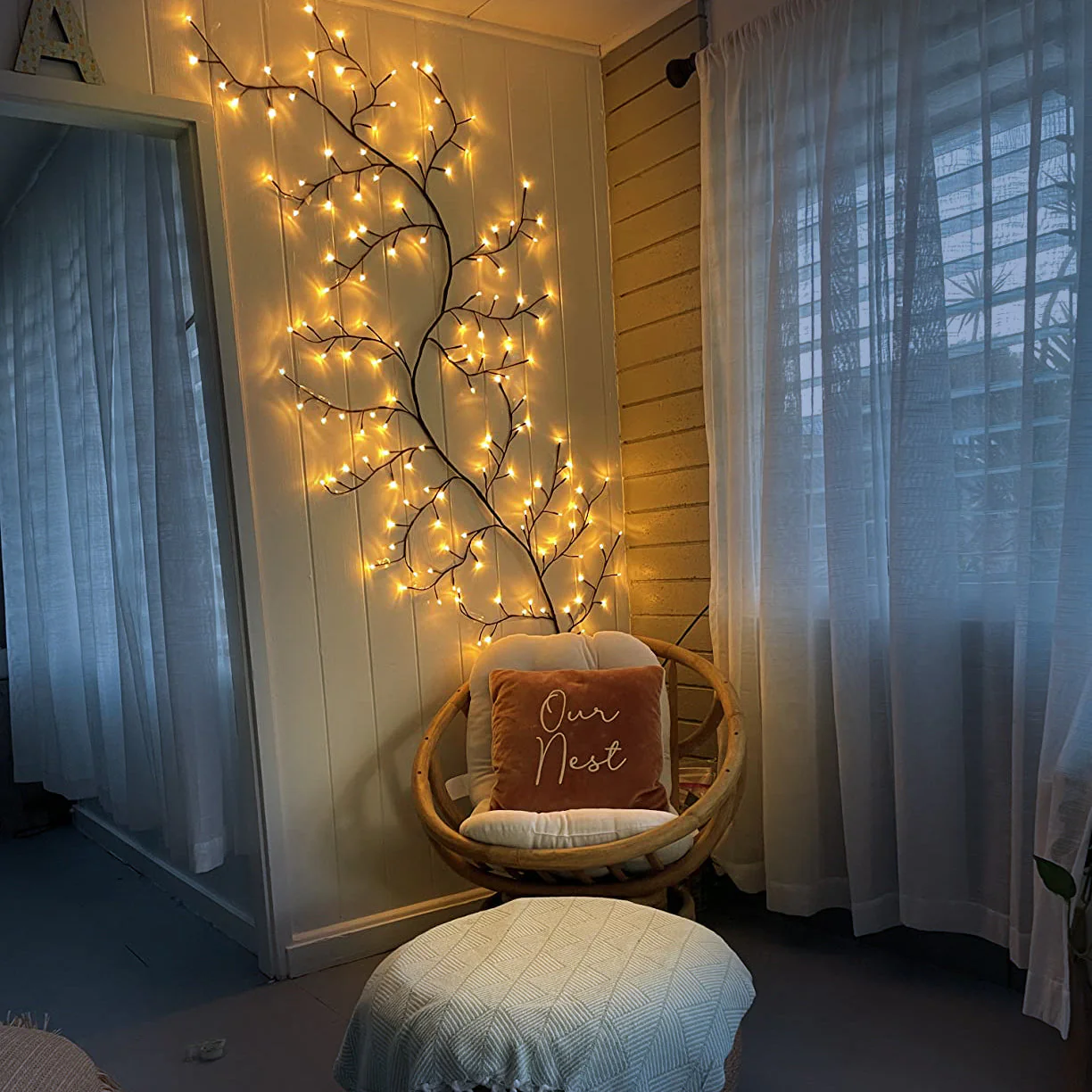 VineGlow: Enchanted Willow Vine Tree Light with 160 LED Fairy Lights & Remote Control for Magical Home Décor - Image 9