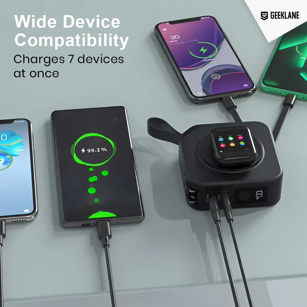 Voyager: Premium All-in-One MagSafe LiPo Power Bank with PD, Built-in Cables & Outlet Prongs for Ultimate Charging Convenience - Image 7